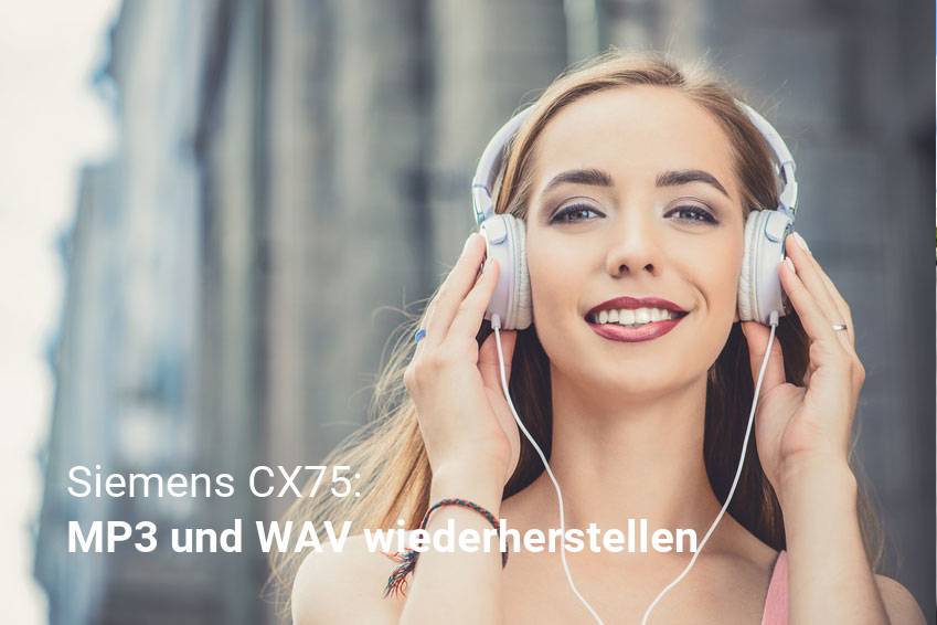 Wiederherstellung von gelöschten Musikdateien bei Siemens CX75